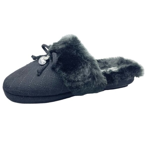 MICHAEL KORS Faux Fur Wool Cashmere Blend Slippers Sz 5M - Picture 1 of 9